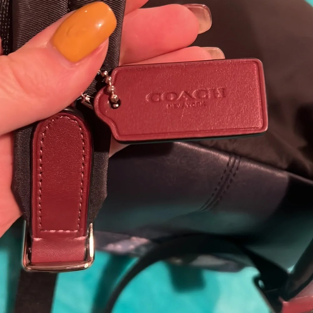 Coach mini denim backpack - Picture 4 of 7